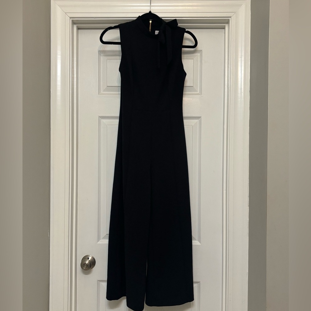Calvin Klein Black Sleeveless Jumpsuit